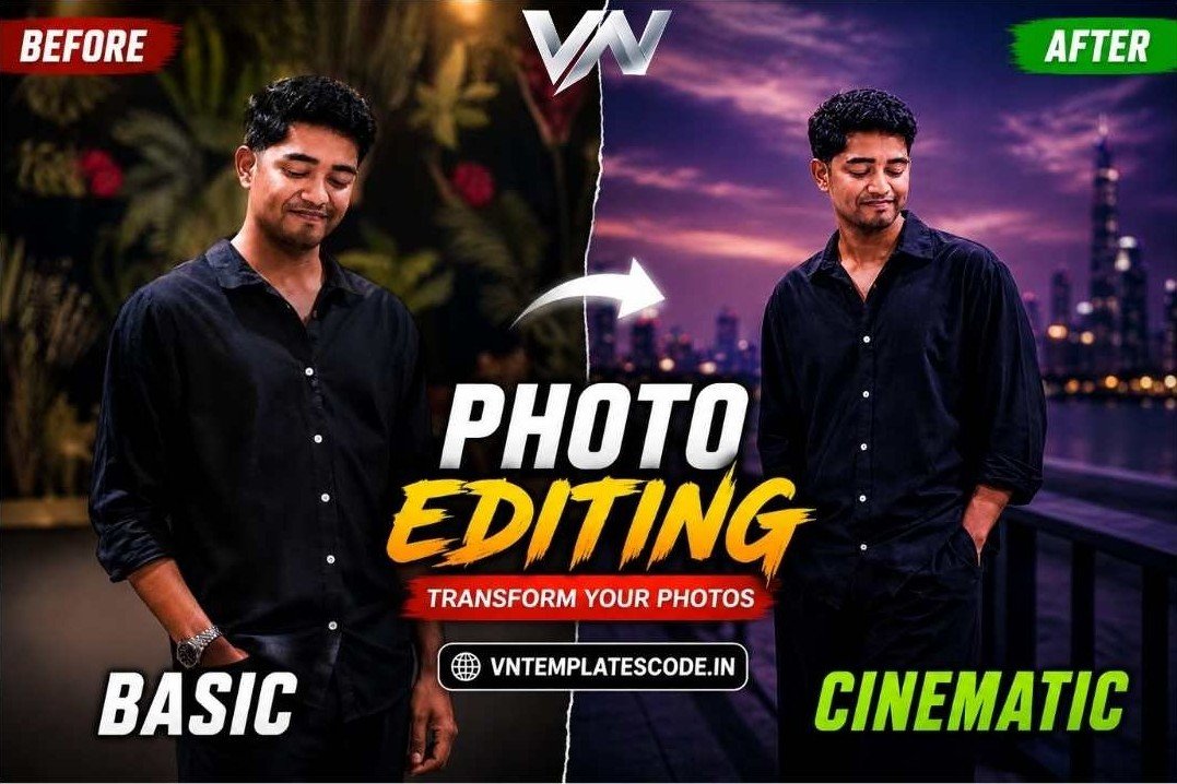 Cinematic Purple AI Photo Prompt for Moody Aesthetic Portraits Cinematic purple AI photo prompt result showing 4-panel moody portrait collage with editorial motion blur and purple color grading