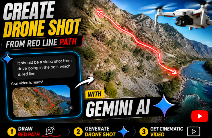 Edit Drone Shot Video Using Gemini 4K Hd Video