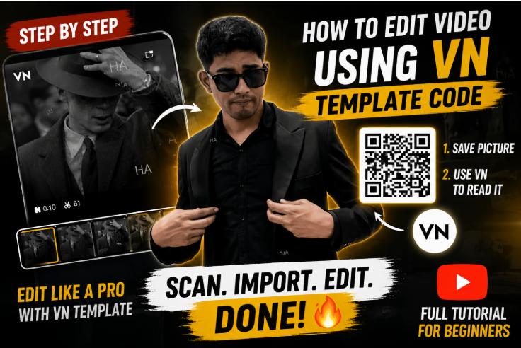 VN Template QR Code How to Edit Viral Speed Clips Like a Pro