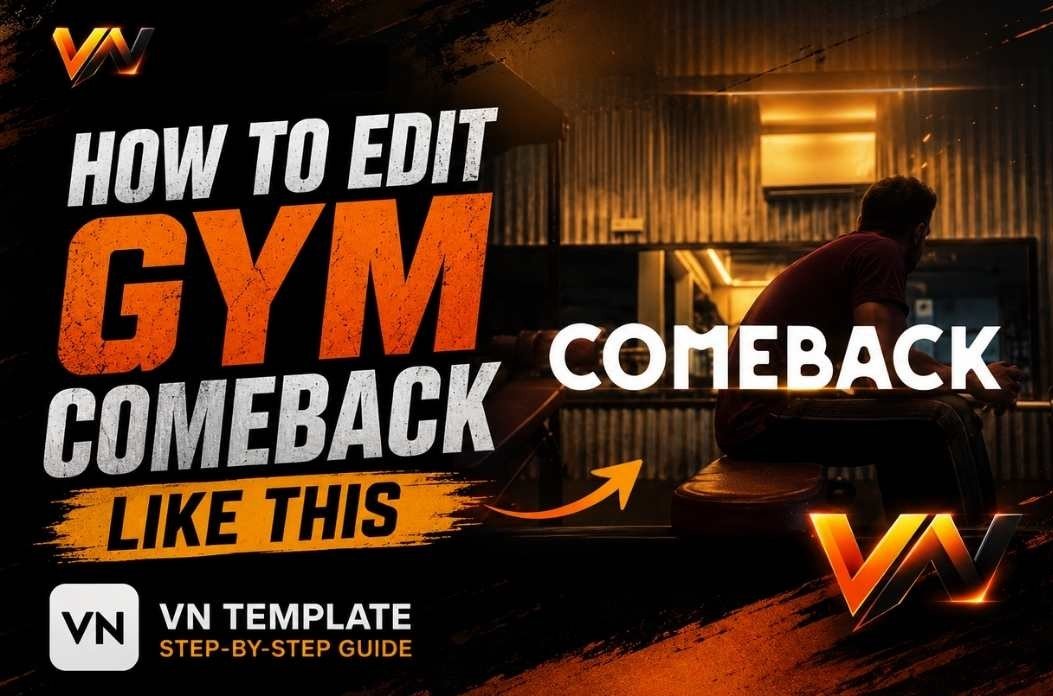 Gym comeback edit VN template code 2026 QR code screenshot