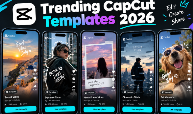 Trending CapCut Template list of viral CapCut edits for 2026